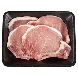 Meijer All Natural Bone-In Thin Center Cut Pork Loin Chops