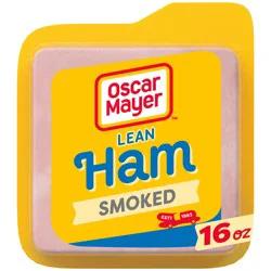 Oscar Mayer Lean Smoked Ham Sliced Lunch Meat Tray