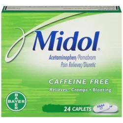 Midol Caffeine Free Caplets Pain Reliever