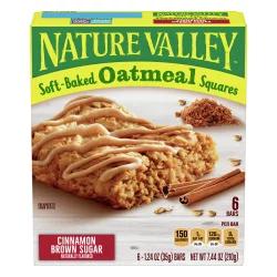 Nature Valley Soft-Baked Cinnamon Brown Sugar Oatmeal Squares 6 ea