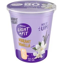 Light + Fit Nonfat Gluten-Free Vanilla Yogurt