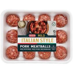 H-E-B Italian Style Seasoned Pork Meatballs