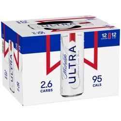 Michelob ULTRA Light Beer, 12 Pack Beer, 12 FL OZ Cans
