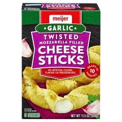 Meijer Twisted Mozzarella Stuffed Garlic Bread Sticks