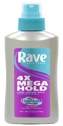 Rave 4X Mega Unscented Hairspray With ClimaShield
