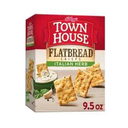 Town House Flatbread Crisps Italian Herb Oven Baked Crackers