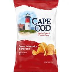 Cape Cod Potato Chips, Sweet Mesquite Barbeque Kettle Chips, 7.5 Oz
