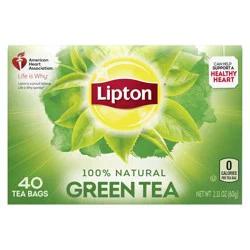 Lipton Green Natural Tea Bags - 40ct