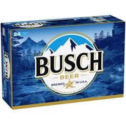 Busch Beer, 24 Pack Beer, 12 FL OZ Cans