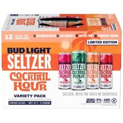 Bud Light Cocktail Hour Hard Seltzer Variety Pack Limited Edition