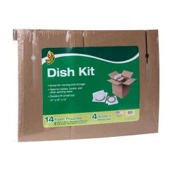 Duck Brand Dish Kit, 14 Reusable Pouches and 4 Corrugate Dividers (Box Not Included)