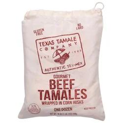 Texas Tamale Beef Tamales