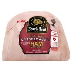Boar's Head Sliced Branded Deluxe 42% Lower Sodium Ham