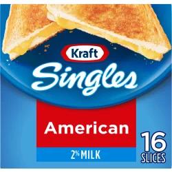 Kraft Singles 2% Milk Reduced Fat American Slices Pack