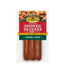 Eckrich Skinless Smoked Sausage, 42 OZ