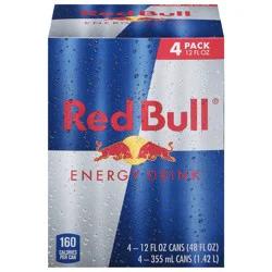 Red Bull Energy Drink 4 ea