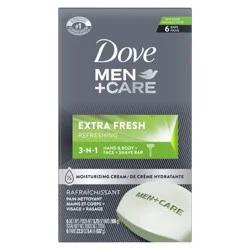 Dove Bc Men+ Care Extra Fresh Body & Face Soap Bar