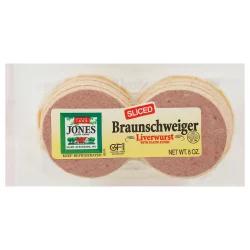 Jones Dairy Farm Braunschweiger Sliced Liverwurst
