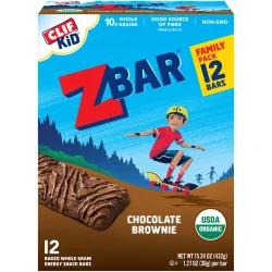 CLIF Kid Zbar Chocolate Brownie Whole Grain Energy Snack