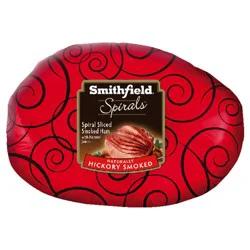 Smithfield Spirals Flavored Sliced Smoked Ham with Natural Juices, Naturally Smoked Hickory