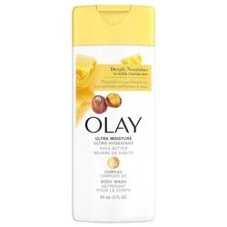 Olay Ultra Moisture Body Wash with Shea Butter - Trial Size - 3 fl oz