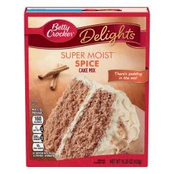 Betty Crocker Delights Super Moist Spice Cake Mix 15.25 oz