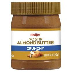 Meijer Crunchy Almond Butter