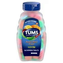 TUMS Extra Strength Antacid Assorted Fruit Chewable Tablets