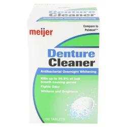 Meijer Antibacterial Overnight Denture Cleaner Tablets