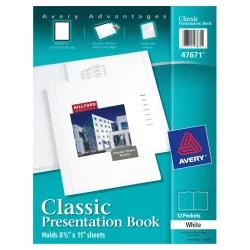 Avery Presentation Book, Classic, White