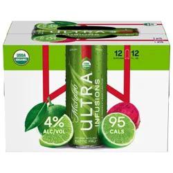 Michelob Ultra Infusions Lime & Prickly Pear Cactus Light Beer, 4% ABV