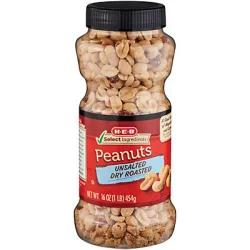 H-E-B Unsalted Dry Roasted Peanuts