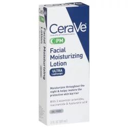 CeraVe PM Facial Moisturizing Lotion for Nighttime Use Ultra Lightweight Night Cream