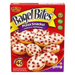 Bagel Bites Cheese & Pepperoni Mini Pizza Bagel Frozen Snacks, 40 ct Box
