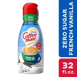 Nestle Coffee mate Zero Sugar French Vanilla Liquid Coffee Creamer
