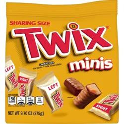 TWIX Caramel Minis Size Chocolate Cookie Bar Candy Bag