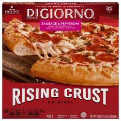 DiGiorno Rising Crust Sausage and Pepperoni Pizza, 30.3 oz (Frozen)
