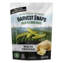 Harvest Snaps White Cheddar Green Pea Snack Crisps