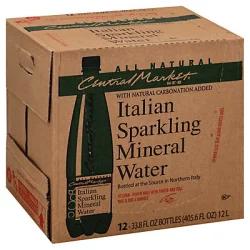 Central Market Italian Sparkling Mineral Water 12 Pack