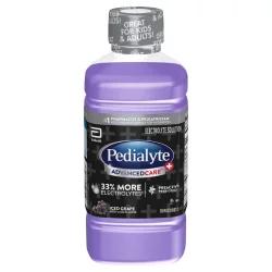 Pedialyte Advanced Care Iced Grape Electrolyte Solution 