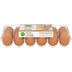 Simple Truth Cage Free Large Brown Eggs Grade AA