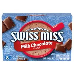 Swiss Miss Milk Chocolate Flavored Hot Cocoa Mix, 8 Count Hot Cocoa Mix Packets