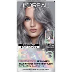 L'Oréal Feria Multi-Faceted Shimmering Permanent Hair Color, Smokey Silver