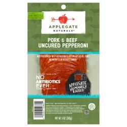 Applegate Naturals Uncured Pork & Beef Pepperoni 5 oz
