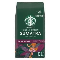 Starbucks Dark Roast Ground Coffee, Sumatra, 100% Arabica