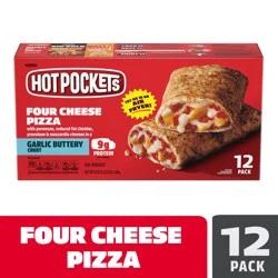Hot Pockets Four Cheese Pizza Garlic Buttery Crust Frozen Snacks