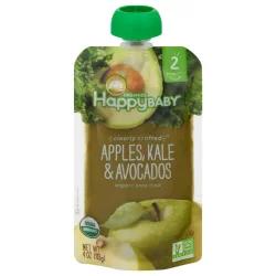 Happy Baby Organics 2 Apples Kale & Avocados Organic Food