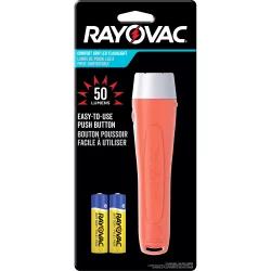 Rayovac Brite Essentials Comfort Grip 2AA Flashlight