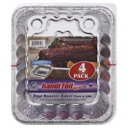 Handi-foil Eco-Foil Roaster/Baker Pan with Lid