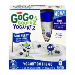 GoGo squeeZ Low Fat Blueberry Yogurt on the Go